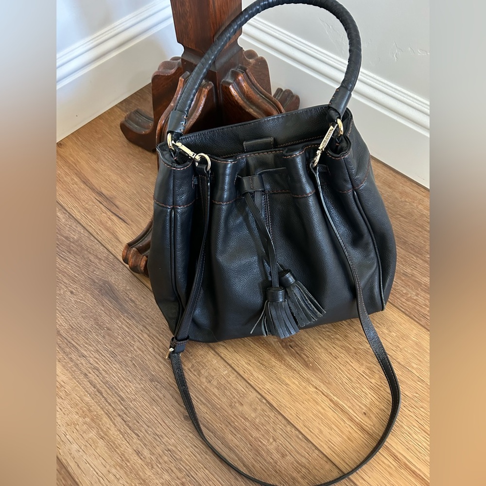 Cole Haan‎ Black Hand Bag / Purse with Adjustable Strap